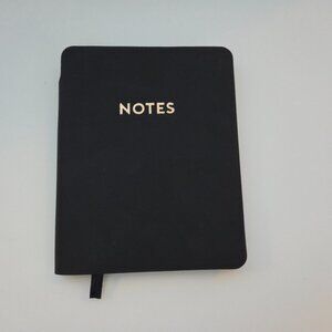 A6 Pocket Notebook – Black, Lined, Like New